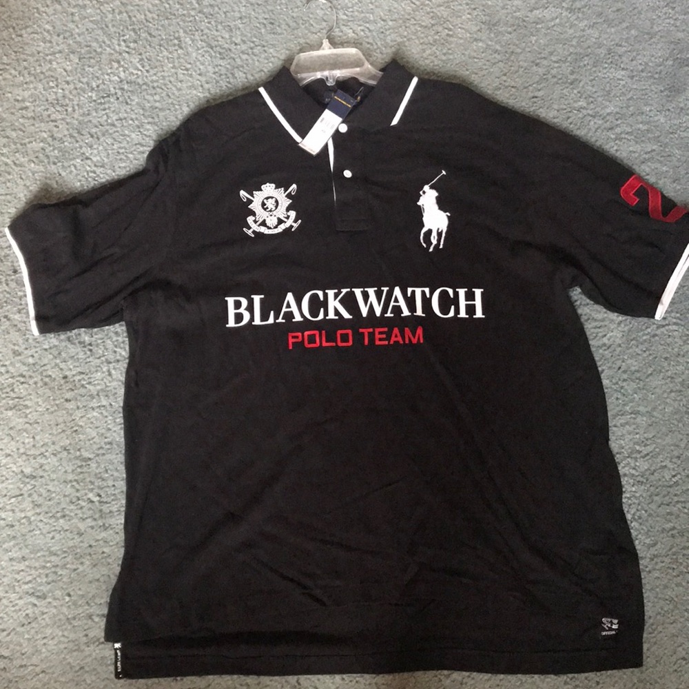NWT Polo by Ralph Lauren polo shirt black